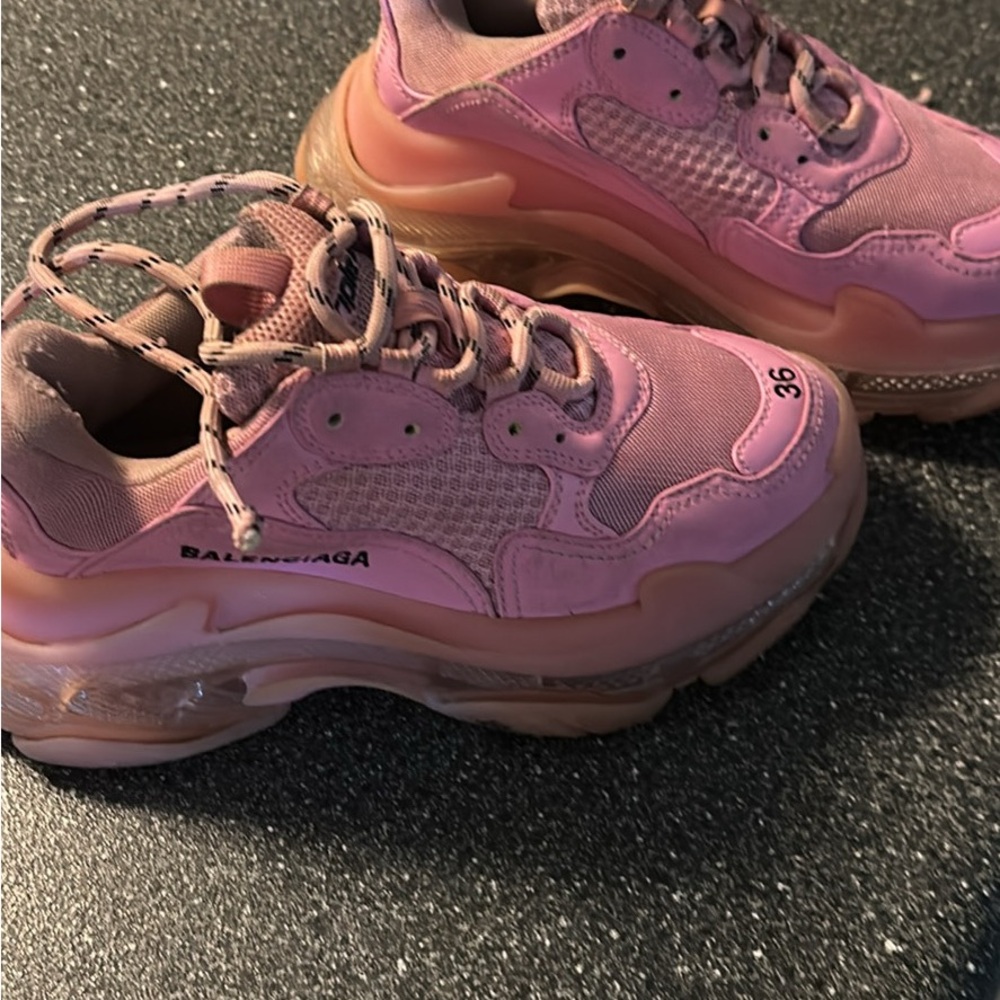 Balenciaga Women's Vibrant Pink Sneakers